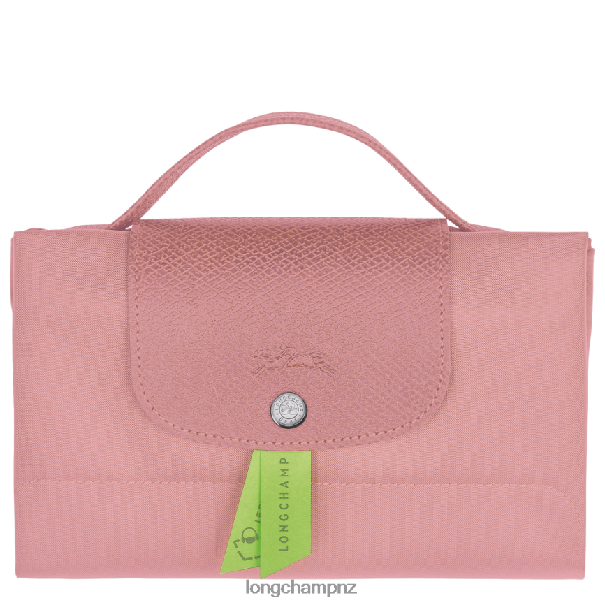 Men Petal Pink Longchamp Le Pliage Green Document folder Bags L06408498 - Image 5