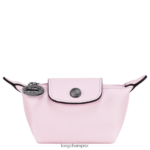 Men Petal Pink Longchamp Le Pliage Xtra Coin purse Leather Goods L06408549