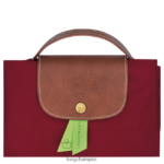 Men Red Longchamp Le Pliage Original Briefcase Bags L06408487 - Image 5