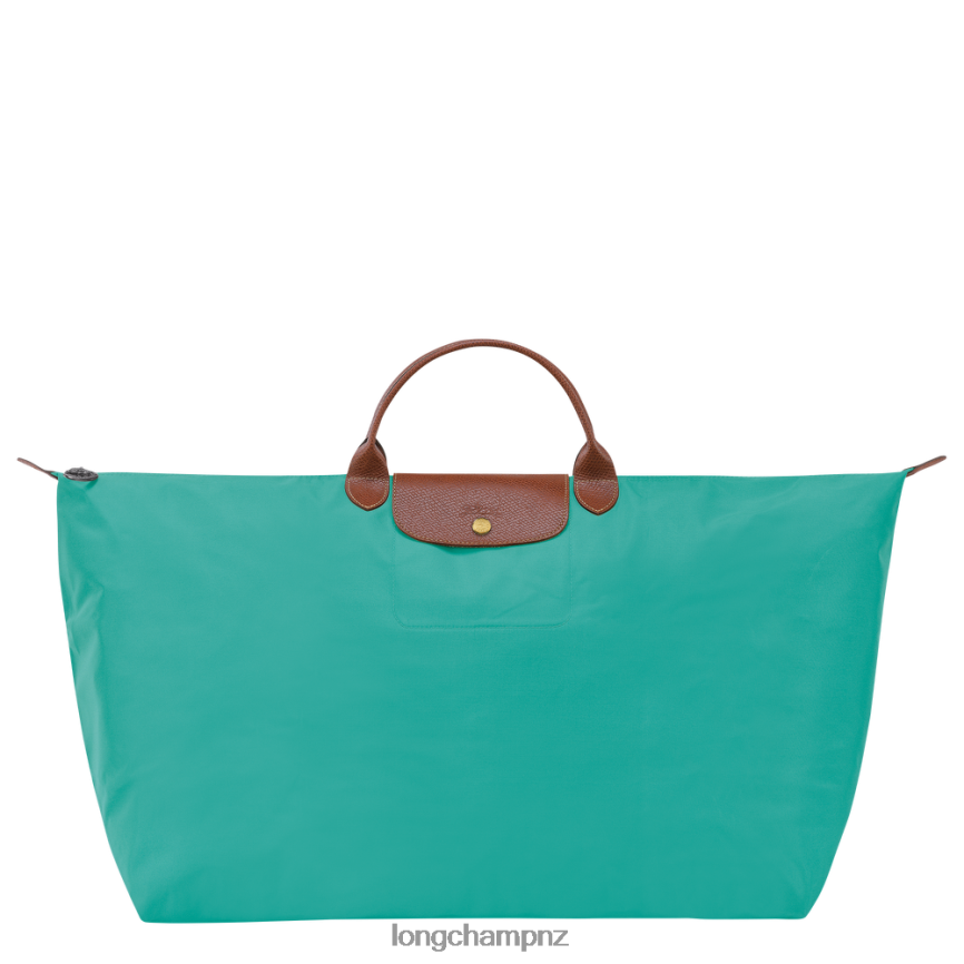 Men Turquoise Longchamp Le Pliage Original Travel bag Bags L06408816 - Image 1