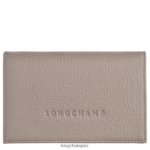 Men Turtledove Longchamp Le Foulonne Card holder Leather Goods L06408656