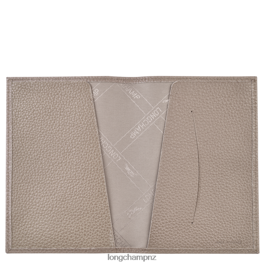Men Turtledove Longchamp Le Foulonne Passport cover Leather Goods L06408728 - Image 2