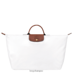 Men White Longchamp X D'heygere Travel bag / Backpack Bags L06408833
