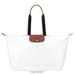 Men White Longchamp X D'heygere Travel bag / Backpack Bags L06408833 - Image 3