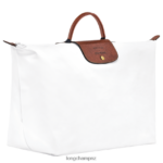 Men White Longchamp X D'heygere Travel bag / Backpack Bags L06408833 - Image 4