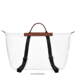 Men White Longchamp X D'heygere Travel bag / Backpack Bags L06408833 - Image 6