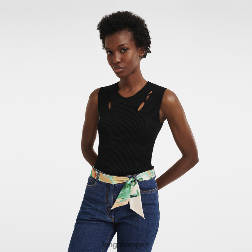 Women Aqua Longchamp Spring/Summer 2023 Collection Bandeau Accessories L064081065 - Image 4