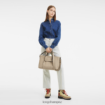 Women Beige Longchamp 3D Handbag Bags L06408182 - Image 2