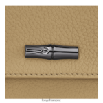 Women Beige Longchamp Roseau Essential Clutch Leather Goods L0640810 - Image 5