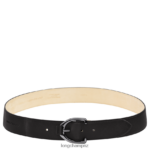 Women Black Longchamp 3D belt Accessories L06408947