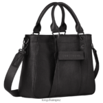 Women Black Longchamp 3D Handbag Bags L06408176 - Image 3