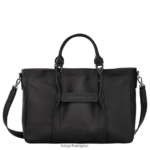 Women Black Longchamp 3D Handbag Bags L06408181