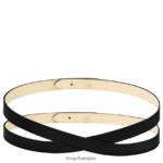 Women Black Longchamp Box-Trot belt Accessories L06408953
