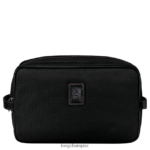 Women Black Longchamp Boxford Toiletry case Bags L06408862