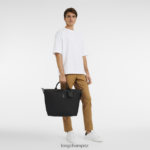 Women Black Longchamp Boxford Travel bag Bags L06408762 - Image 2