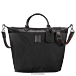 Women Black Longchamp Boxford Travel bag Bags L06408762