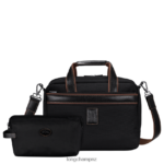 Women Black Longchamp Boxford Travel bag Bags L06408774 - Image 4