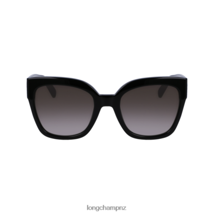 Women Black Longchamp Fall/Winter 2022 Collection Sunglasses Accessories L06408897