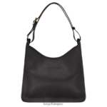 Women Black Longchamp Le Foulonne Hobo bag Bags L06408388