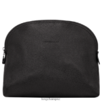 Women Black Longchamp Le Foulonne Toiletry case Bags L06408875