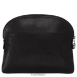Women Black Longchamp Le Foulonne Toiletry case Bags L06408875 - Image 3