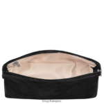 Women Black Longchamp Le Foulonne Toiletry case Bags L06408875 - Image 4