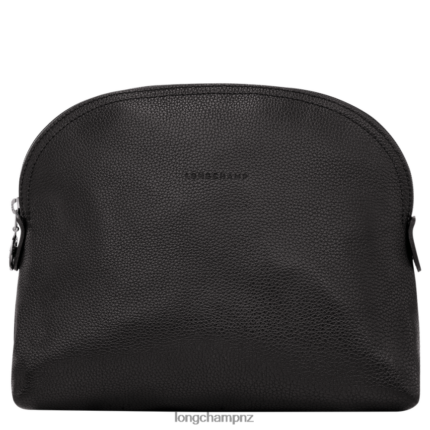 Women Black Longchamp Le Foulonne Toiletry case Bags L06408875