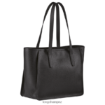Women Black Longchamp Le Foulonne Tote bag Bags L06408384 - Image 3