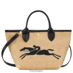 Women Black Longchamp Le Panier Pliage Basket bag Bags L0640828