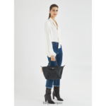 Women Black Longchamp Le Pliage City Top handle bag Bags L0640887 - Image 2
