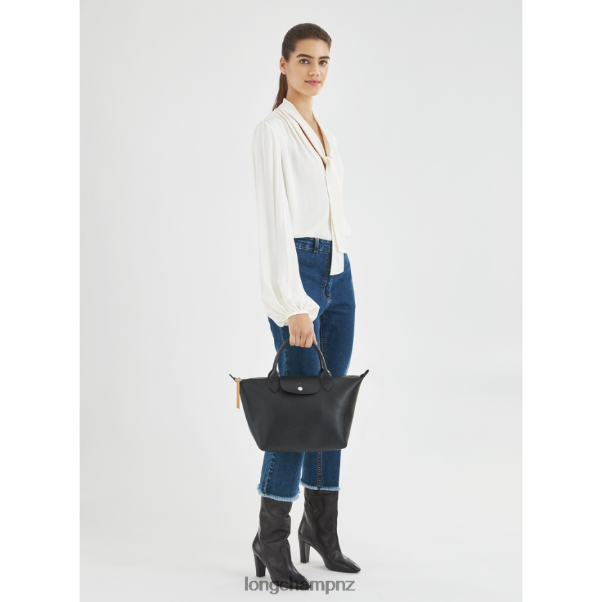 Women Black Longchamp Le Pliage City Top handle bag Bags L0640887 - Image 2