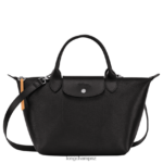 Women Black Longchamp Le Pliage City Top handle bag Bags L0640887