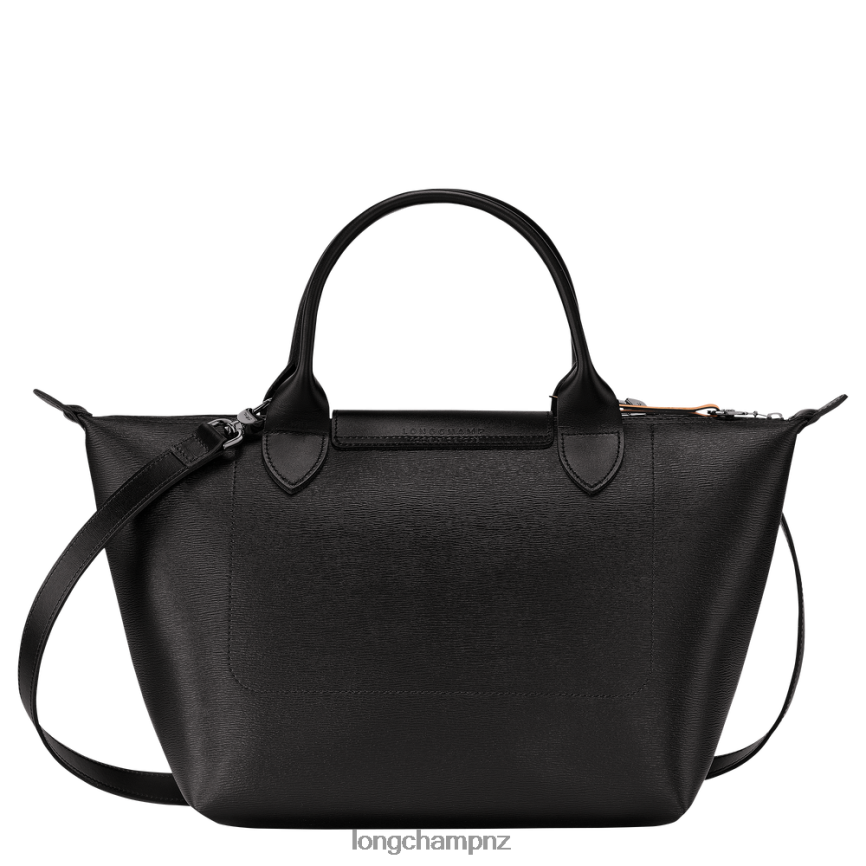 Women Black Longchamp Le Pliage City Top handle bag Bags L0640887 - Image 3