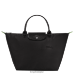 Women Black Longchamp Le Pliage Green Handbag Bags L06408192
