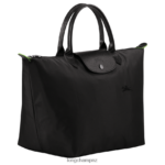 Women Black Longchamp Le Pliage Green Handbag Bags L06408192 - Image 3