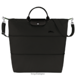 Women Black Longchamp Le Pliage Green Travel bag expandable Bags L06408800