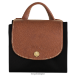Women Black Longchamp Le Pliage Original Backpack Bags L06408441 - Image 5