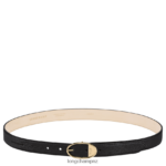Women Black Longchamp Mailbox belt Accessories L06408922