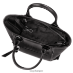 Women Black Longchamp Mailbox Handbag Bags L06408175 - Image 5