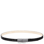 Women Black Longchamp Roseau belt Accessories L06408908