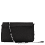Women Black Longchamp Roseau Clutch Leather Goods L06408250 - Image 4