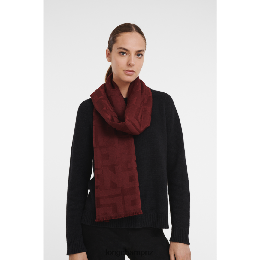 Women Black Longchamp Spring/Summer 2023 Collection Shawl Accessories L06408969 - Image 2