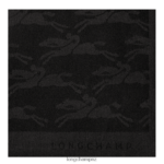 Women Black Longchamp Spring/Summer 2023 Collection Stole Accessories L06408982 - Image 3