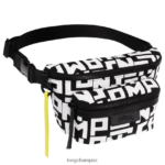 Women Black/White Longchamp Le Pliage LGP Belt bag Bags L06408455 - Image 3