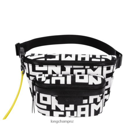 Women Black/White Longchamp Le Pliage LGP Belt bag Bags L06408455