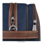 Women Blue Longchamp Boxford Toiletry case Bags L06408864 - Image 4
