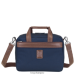 Women Blue Longchamp Boxford Travel bag Bags L06408776