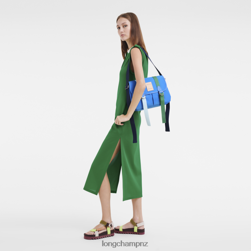 Women Blue Longchamp Le Pliage Re-Play Crossbody bag Bags L06408207 - Image 2