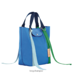 Women Blue Longchamp Le Pliage Re-Play Tote bag Bags L0640850 - Image 3