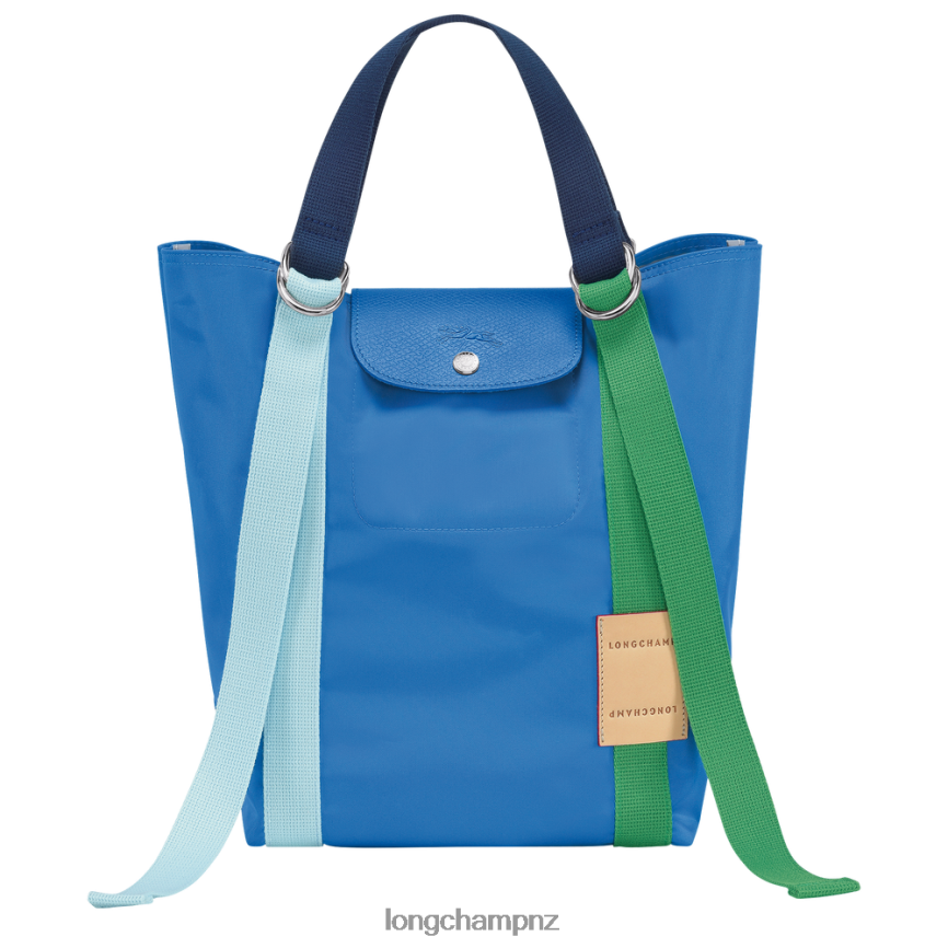 Women Blue Longchamp Le Pliage Re-Play Tote bag Bags L0640850 - Image 1